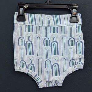 Kate Quinn Blue Rainbow Bloomer Shorts Organic Cotton - 18-24mo